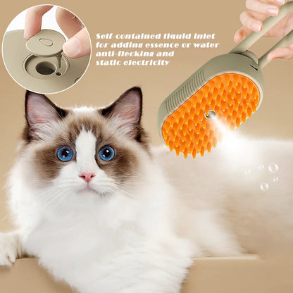 3-in-1 Pet Steam Brush